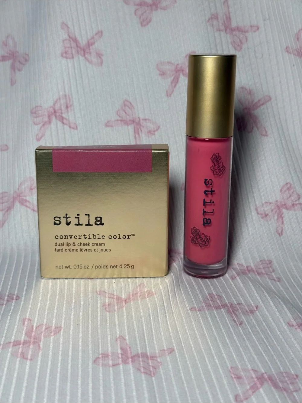 Stila Convertible Color Dual Lip & Cheek Cream — Bright Pink